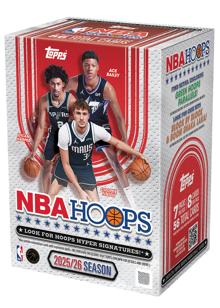 2025-26 Hoops NBA Topps Value Box! New! See Limits.