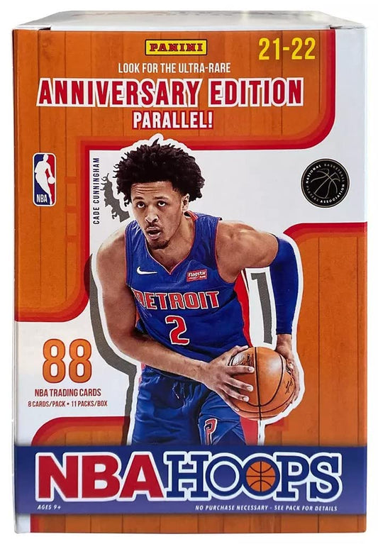 2021-22 Panini NBA Hoops Anniversary Edition Basketball Blaster Box