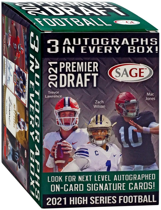 2021 Sage Premier Draft High Series Football Blaster Box