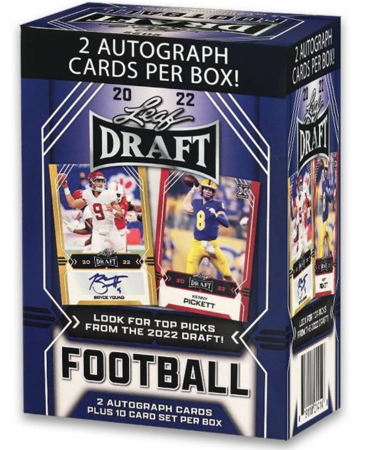 2022 Leaf Draft Football Blaster Box
