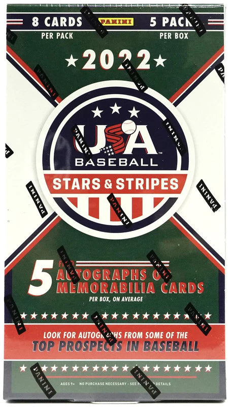 2022 USA Baseball Stars & Stripes Mega Box