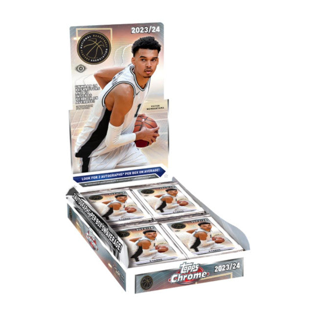 2023/24 Topps Chrome Basketball Hobby Pack. New and Sealed.