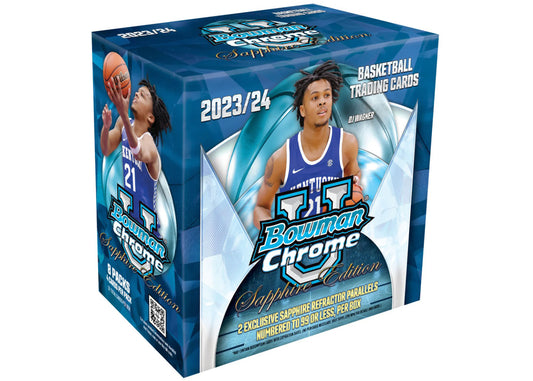2023-24 Bowman U Chrome Sapphire Edition Basketball Mega Box