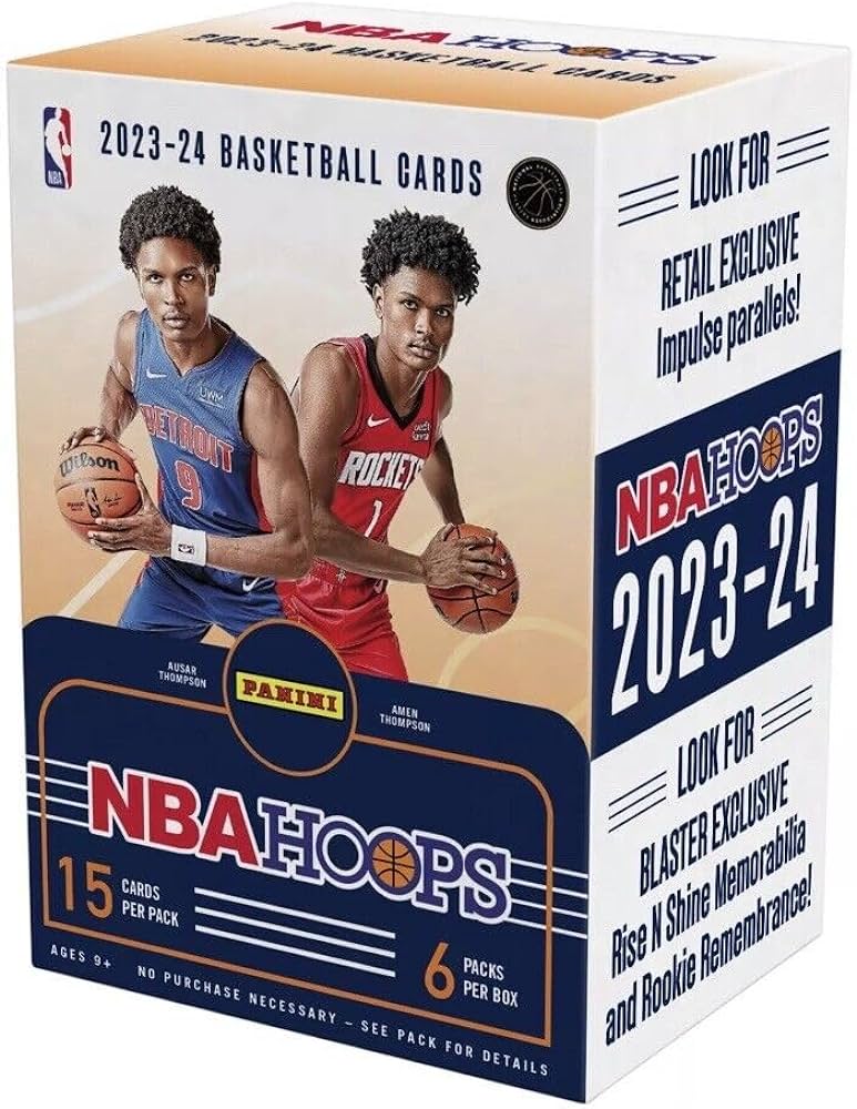 2023-24 Panini NBA Hoops Blaster Box. New.