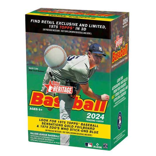 2024 Topps Heritage MLB Blaster Box. New.