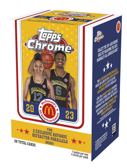 2023 Topps Chrome® McDonald's All-American Basketball - Value Box. New.