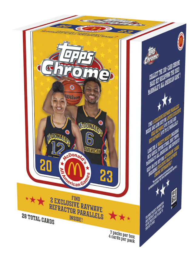 2023 Topps Chrome® McDonald's All-American Basketball - Value Box. New.