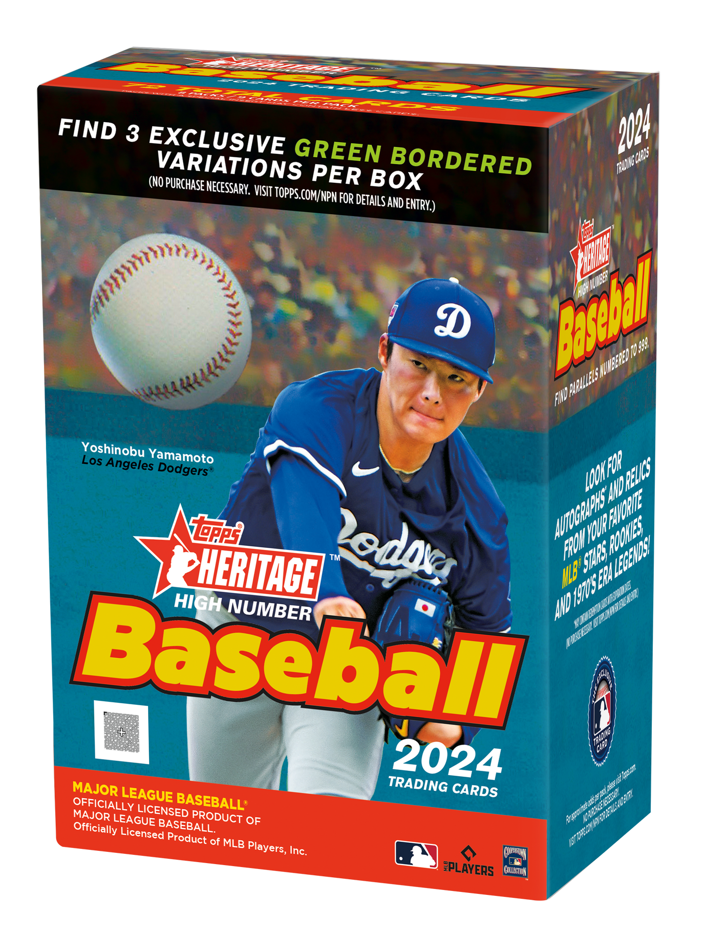 2024 Topps Heritage High Number MLB Blaster Box. New. One box online limit.
