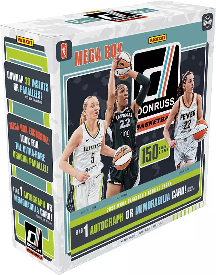 2025 Panini WNBA Donruss Mega Box. New.