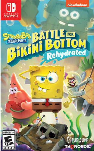 Spongebob Squarepants: Battle for Bikini Bottom - Rehydrated for Nintendo Switch. New.