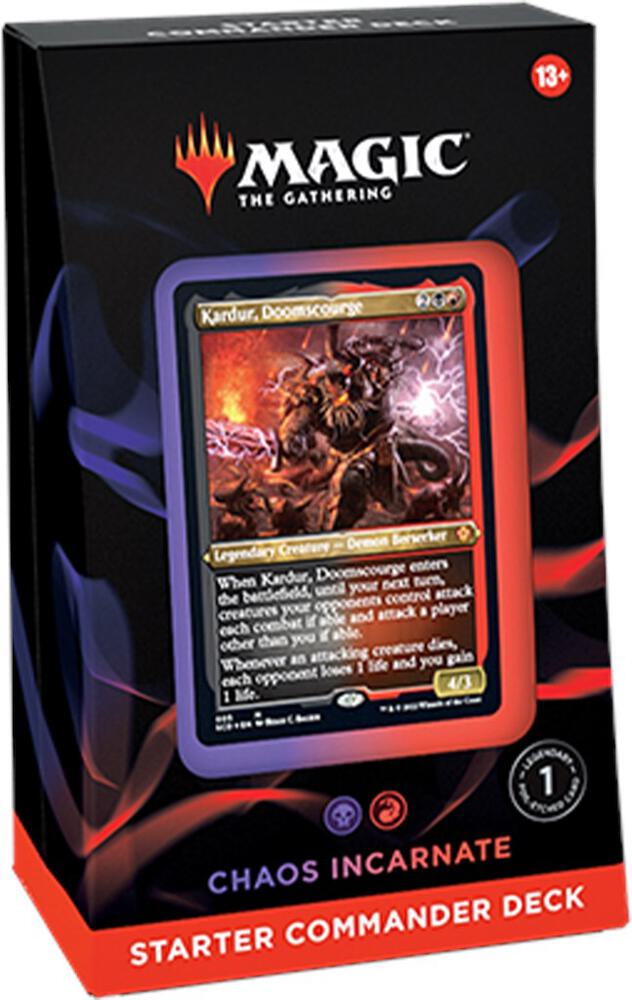 Magic the Gathering Starter Commander Deck - Chaos Incarnate - Starter Commander Decks (SCD)