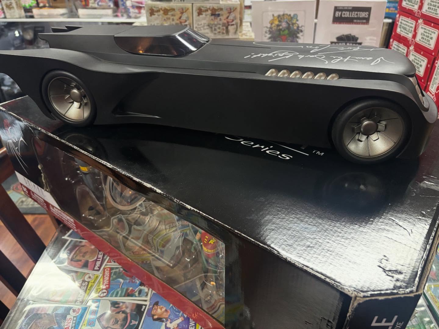 Batman The Animated Series Kevin Conroy Autographed and Inscribed Batmobile. JSA Letter.