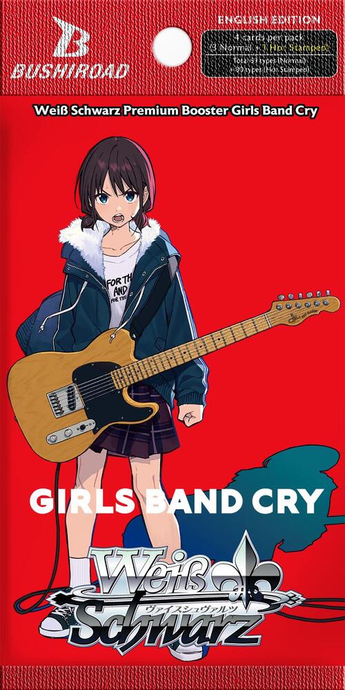 Girls Band Cry Premium Booster Pack. New. Weiss Schwarz.