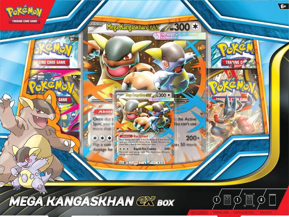 pokemon mega cards 2025 2025 Pokemon Mega KANGASKHAN EX BOX. New. – CMB Collectibles