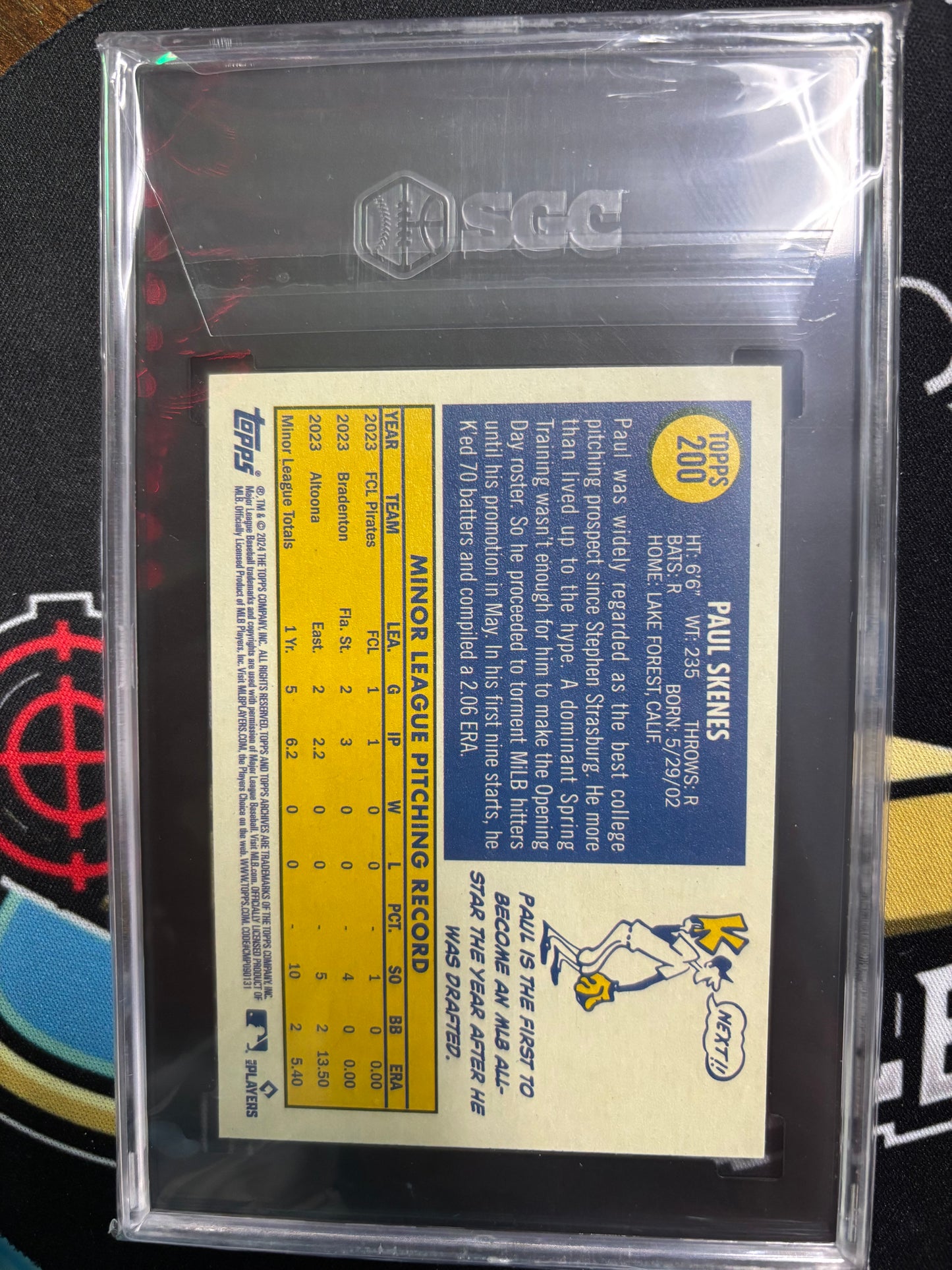 2024 Topps Archives Paul Skenes RC #200 SGC 9.5!