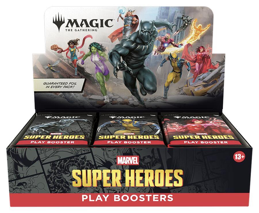 Magic the Gathering Marvel Super Heroes Play Booster Box. New.