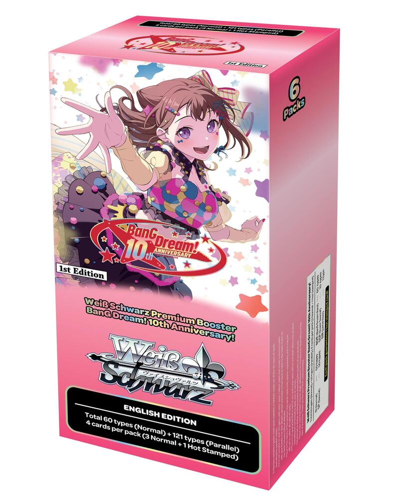 Weiss Schwarz BanG Dream! 10th Anniversary! Premium Booster Display. New.
