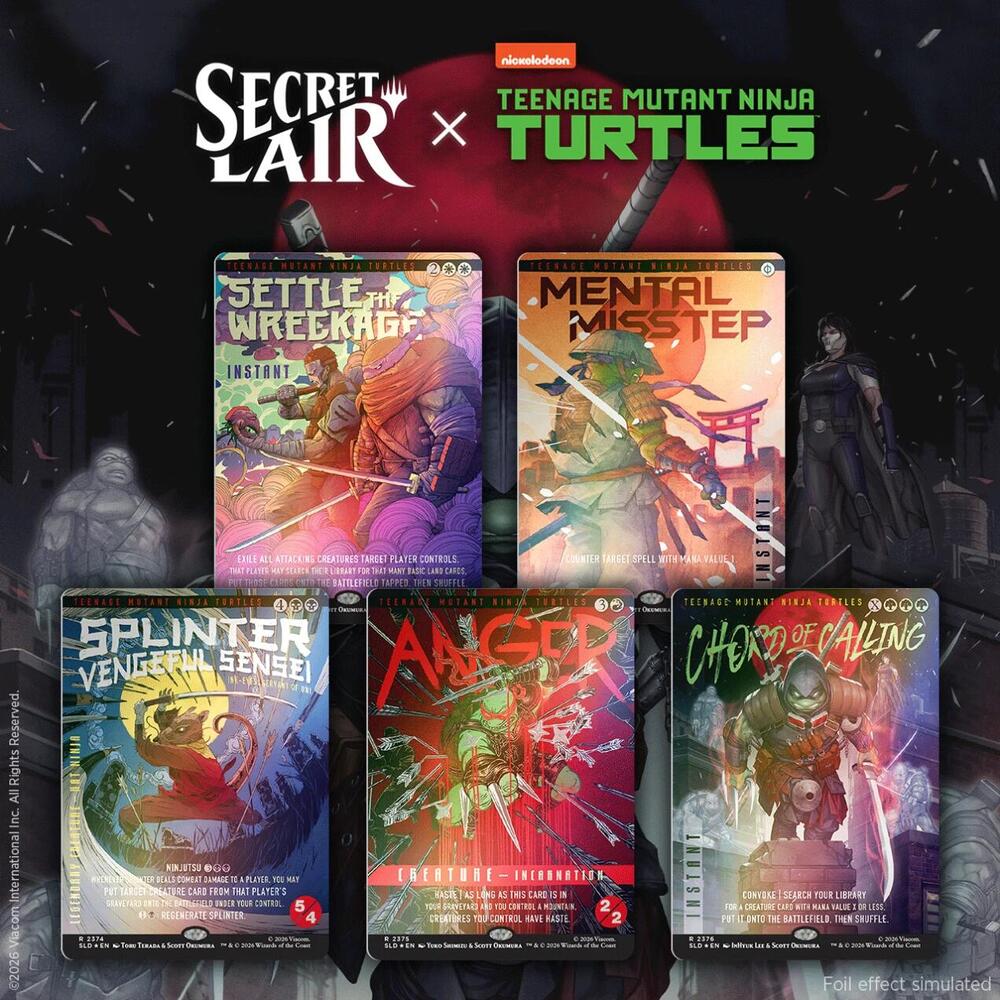 Magic the Gathering Secret Lair Drop: Secret Lair x Teenage Mutant Ninja Turtles: The Last Ronin - Traditional Foil Edition