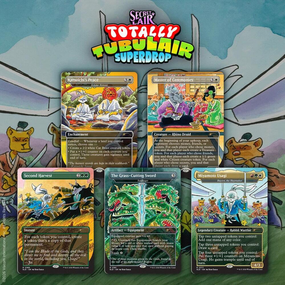 Magic the Gathering Secret Lair Drop: Featuring: Stan Sakai - Non-Foil Edition