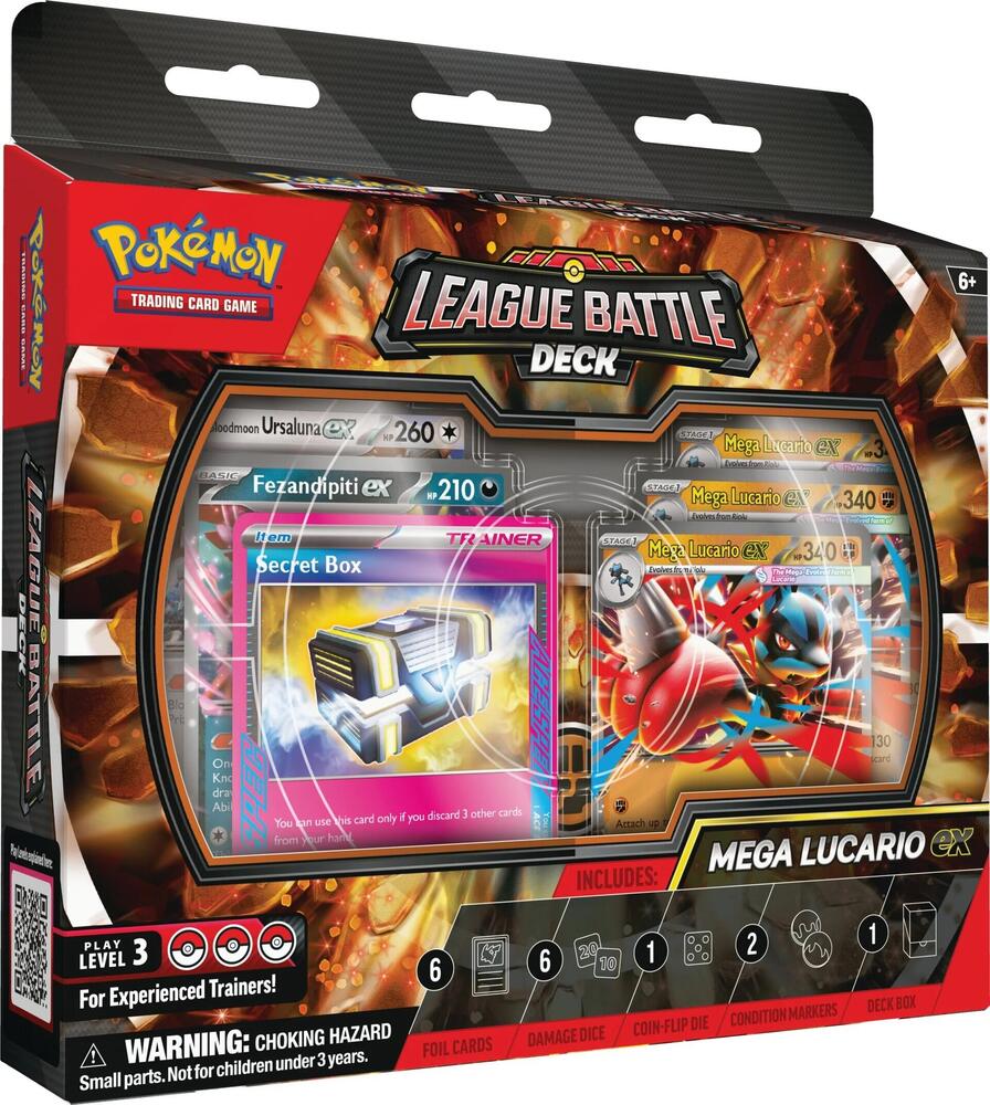 Pokemon League Battle Deck Mega Lucario ex. New.