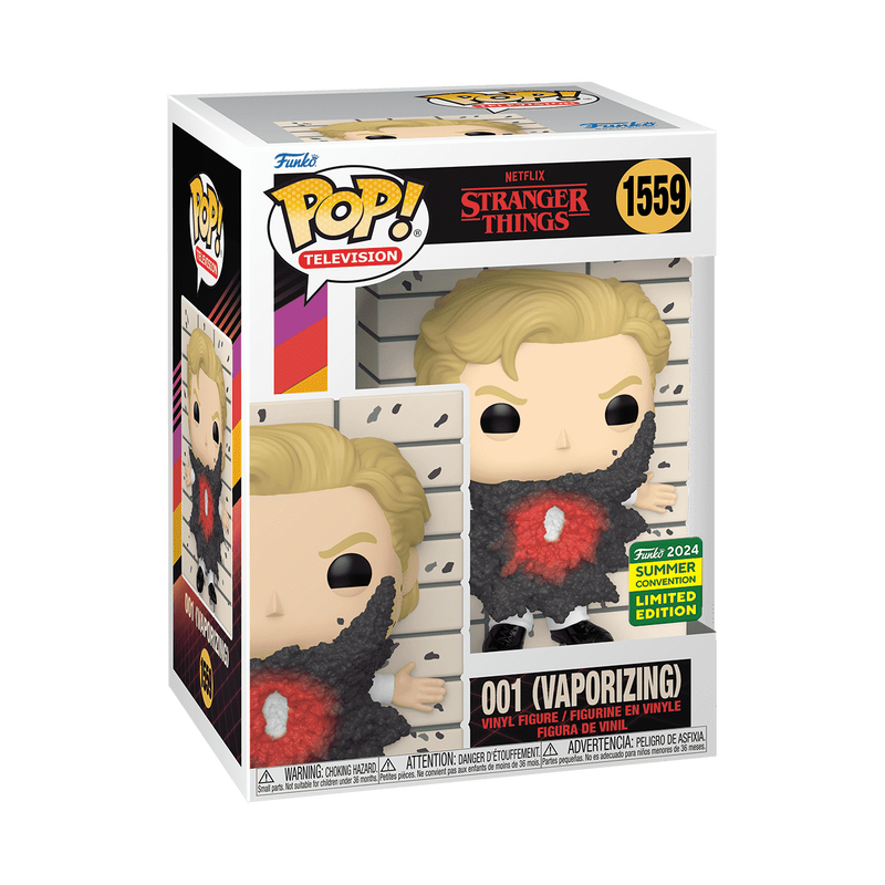 Funko Pop Stranger Things Pop! 001 (Vaporizing). New. #1559.