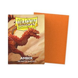 Dragon Shield Sleeves: Standard Matte - Amber 100CT