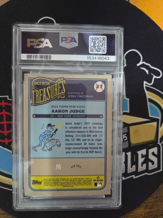 2025 TOPPS Aaron Judge PSA 9