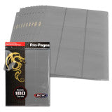 SIDE LOADING 18-POCKET PRO PAGES 10ct PACK - GRAY