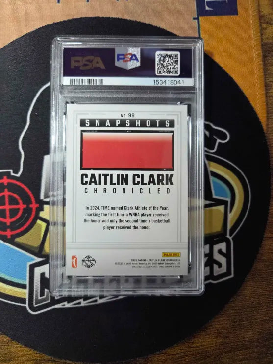 2025 Panini Chronicled Caitlin Clark PSA 9