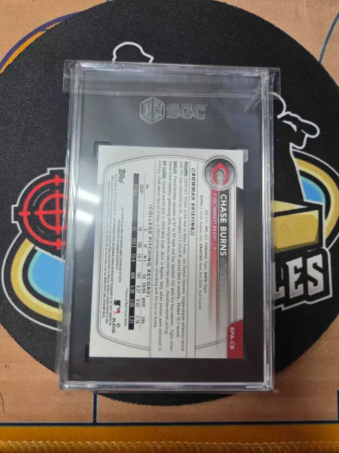 2025 Bowman Autograph Chase Burns SGC 10/9