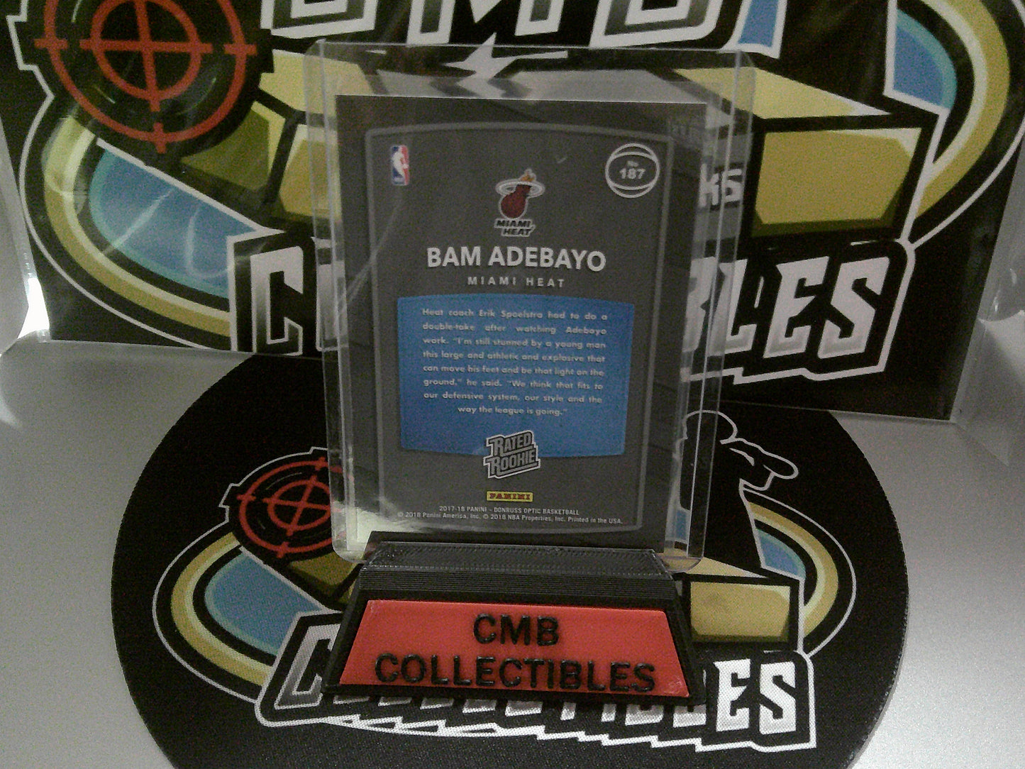 2018 Donruss Optic - Rated Rookie -#187 Bam Adebayo