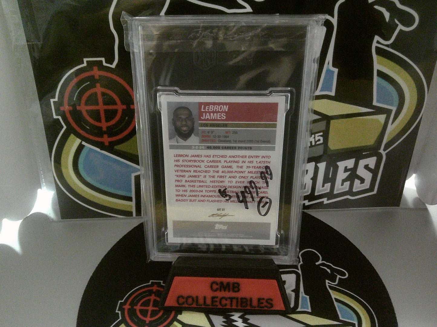 2023-24 Topps Now LEBRON JAMES Time Mahcine SSP - SGC 10 GM