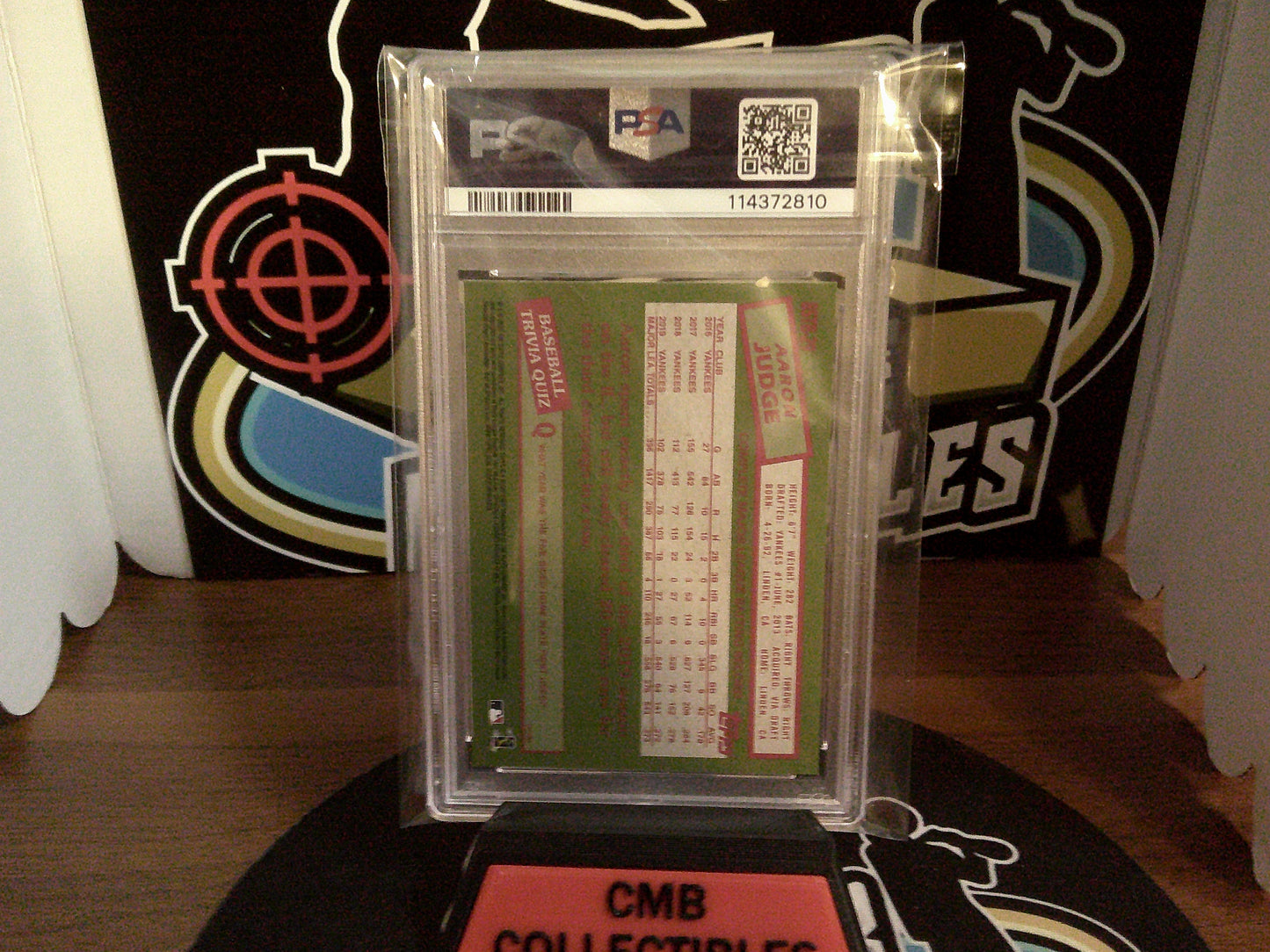 2020 Topps Update Aaron Judge #85TB29 1985 35th Anniversary PSA 9