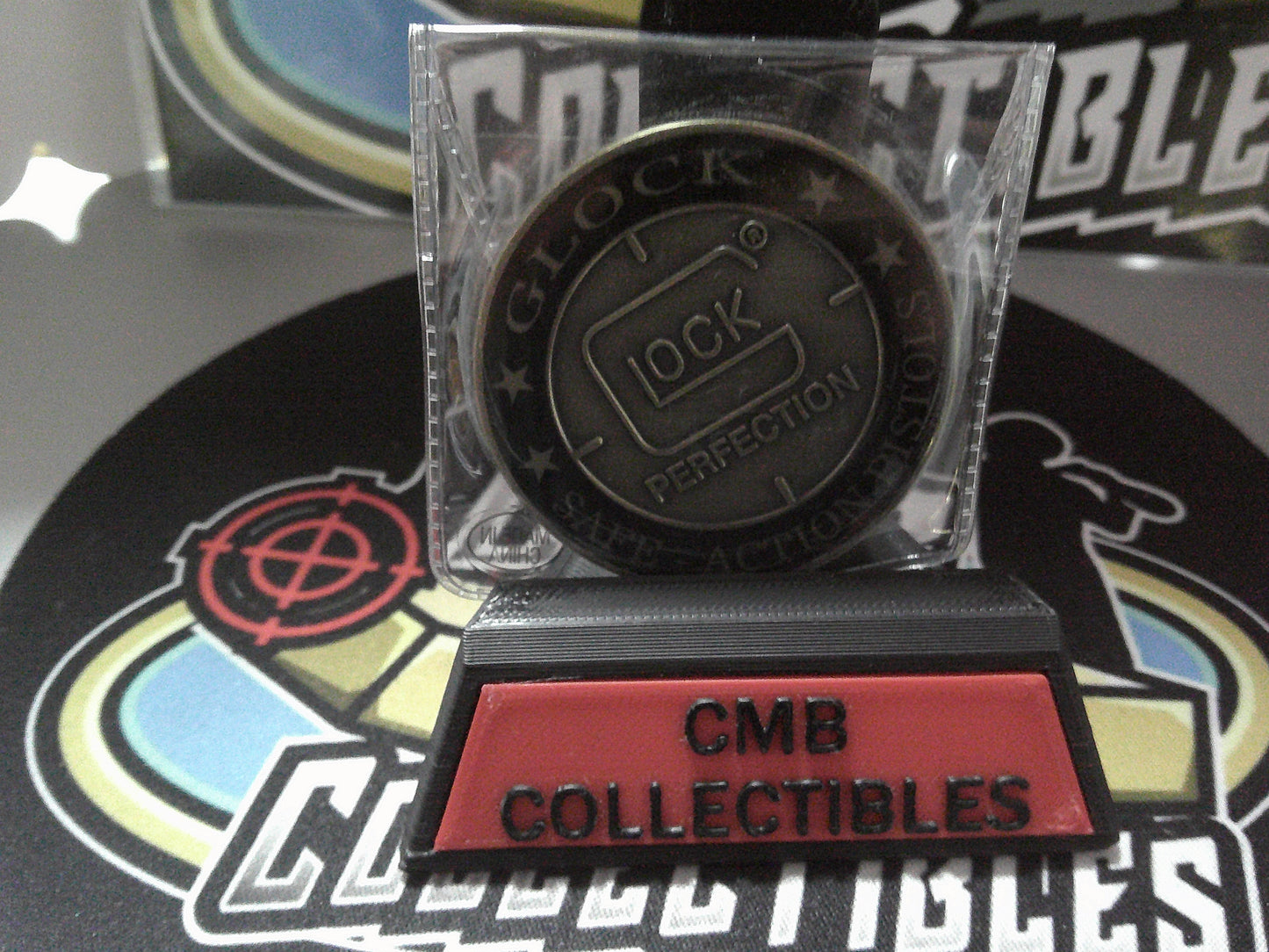 AFL Challenge Coin - GREEN FLAG GLOCK
