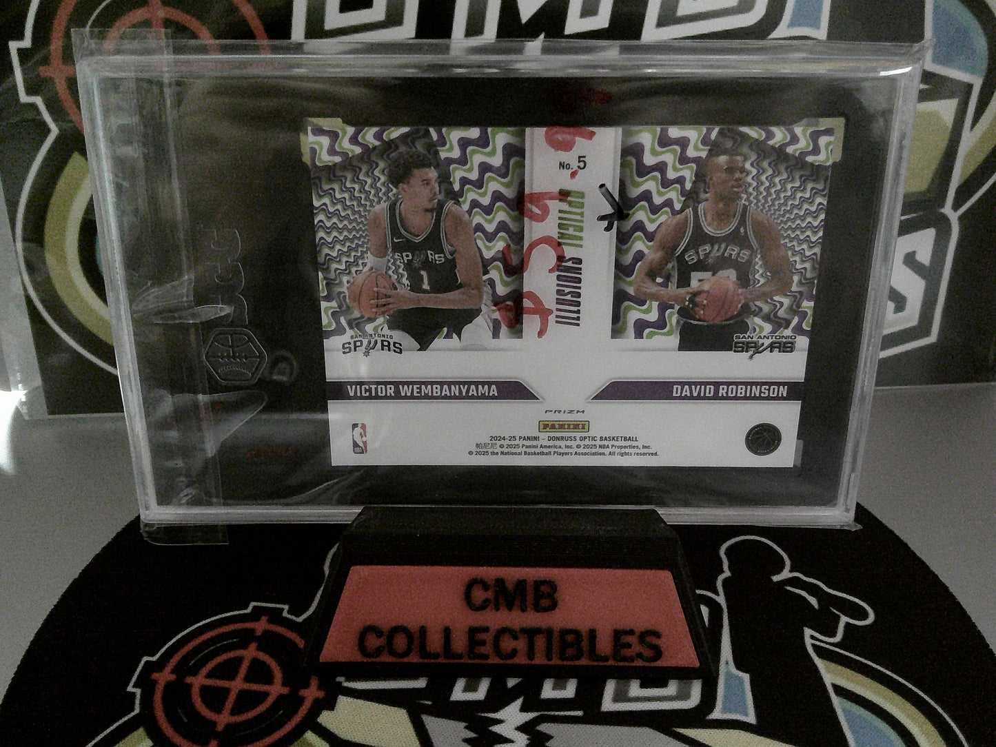 2024-25 Donruss Optic #5 Wembanyama/Robinson - SGC 10 GM