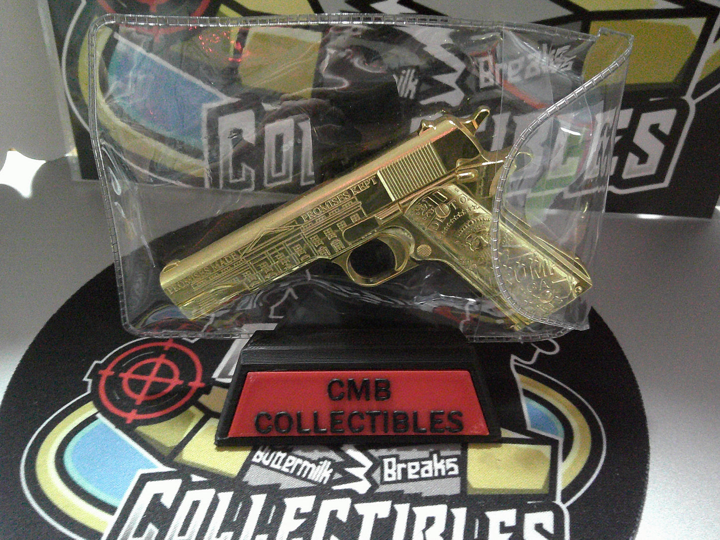 AFL Challenge Coin - GOLD DONALD TRUMP PISTOL
