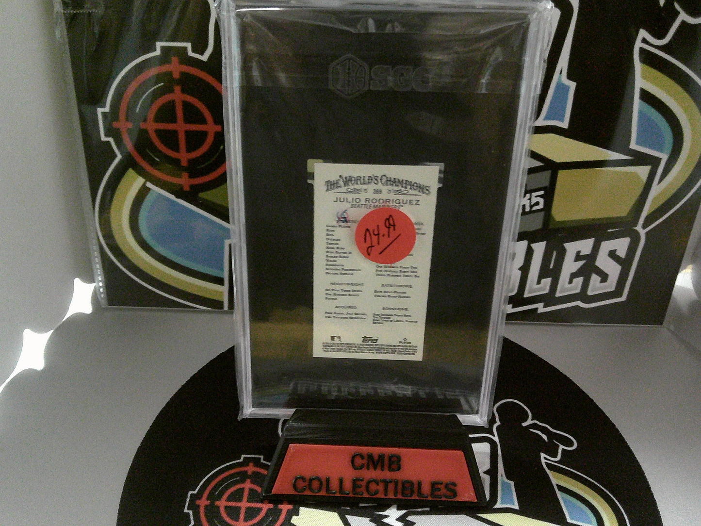 2022 Topps A&G Chrome #269 Julio Rodriguez Mini - SGC 8.5 NM/MT+