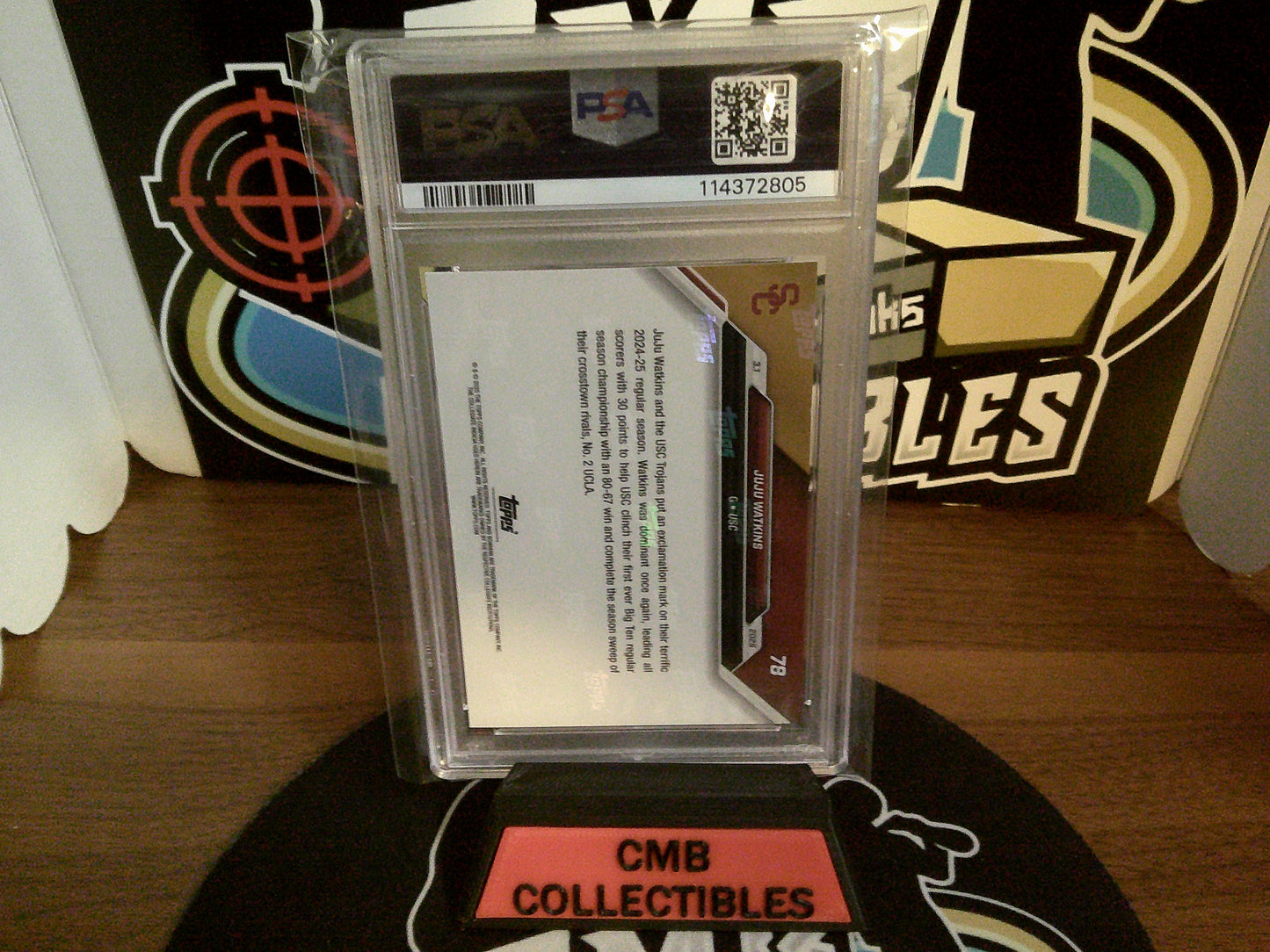 2024-25 Bowman U Now Juju Watkins #78 PSA 9