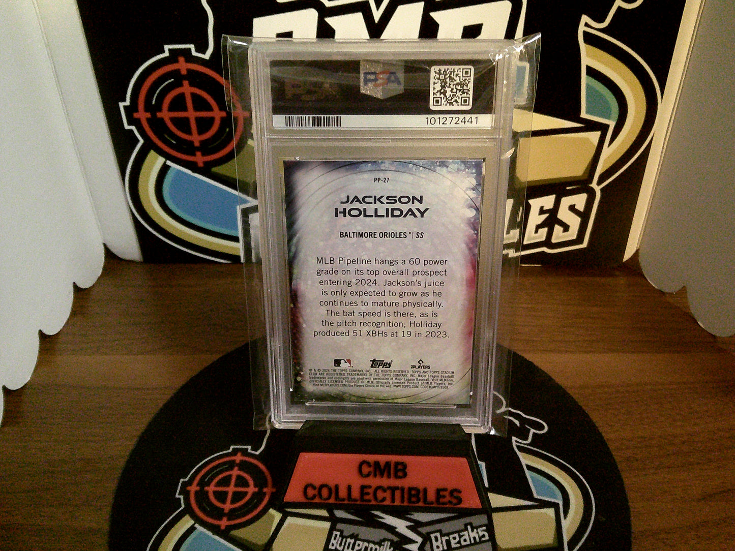 2024 Stadium Club Jackson Holliday Power Packed #PP27 PSA 9