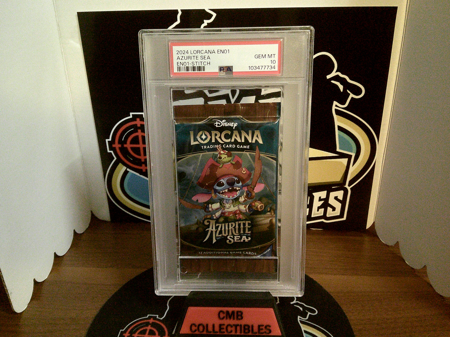 2024 Lorcana EN01 Azurite Sea EN01-Stitch PSA 10