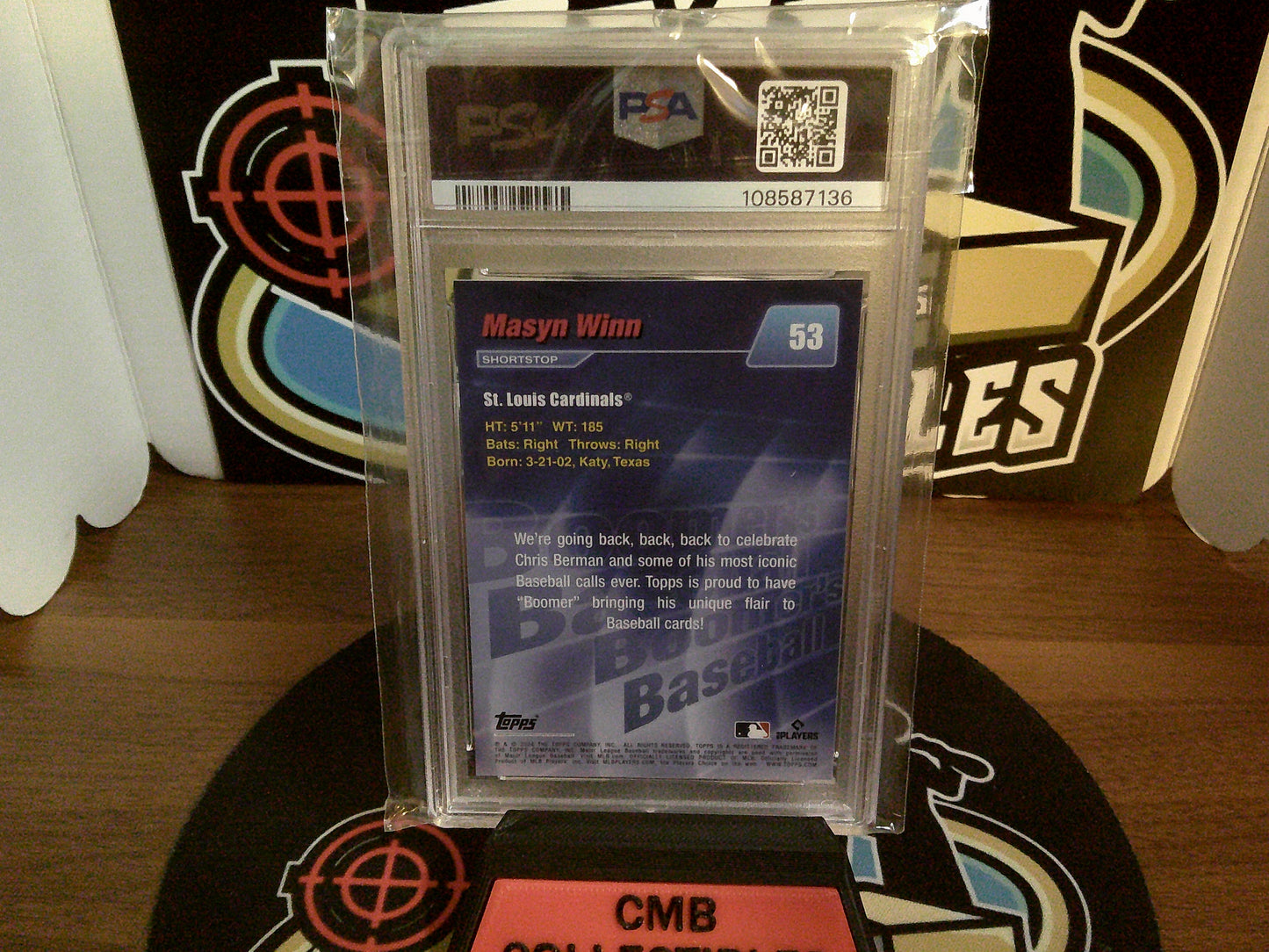 2024 Topps X Berman Masyn Winn #53 PSA 10