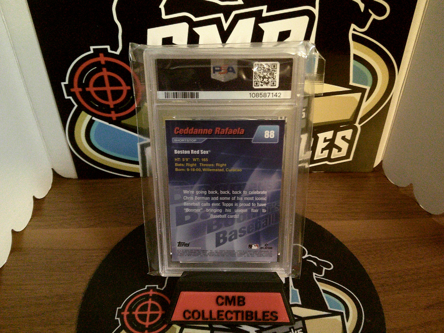 2024 Topps X Berman Ceddanne Rafaela Green #88 PSA 9