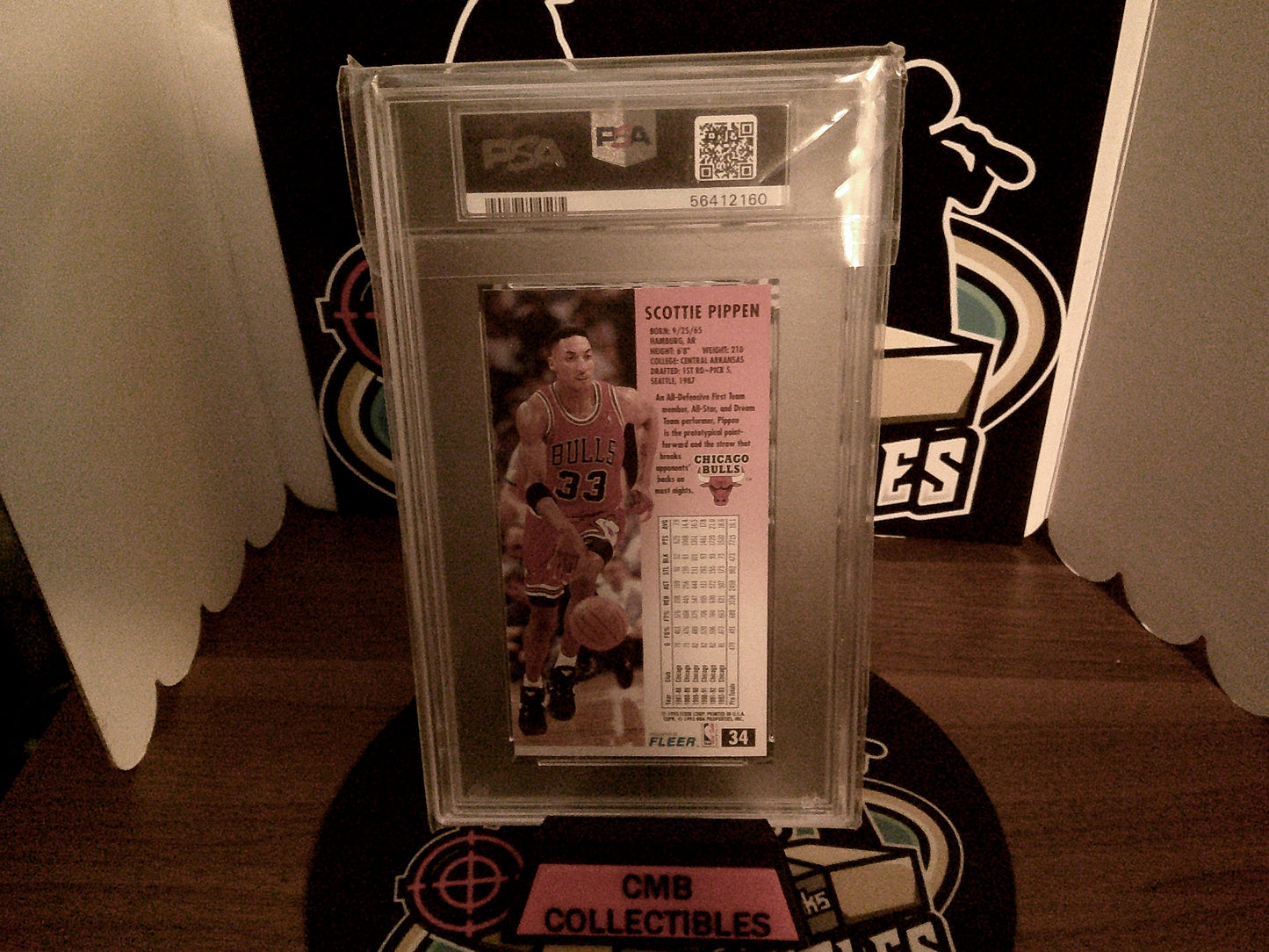 1993 Fleer Jam Session Scottie Pippen #34 PSA 8.5