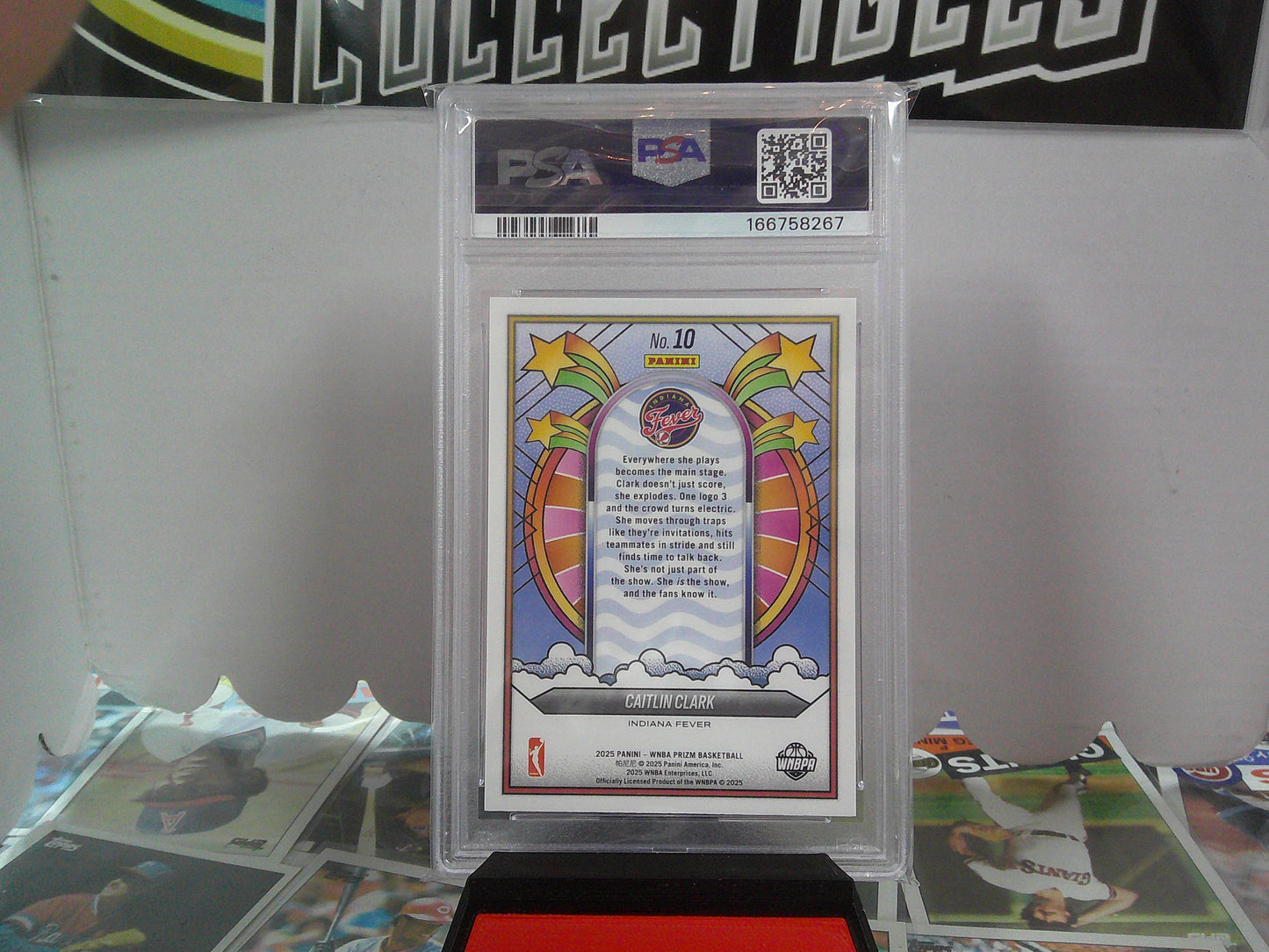 2025 PRIZM WNBA CAITLIN CLARK PSA10