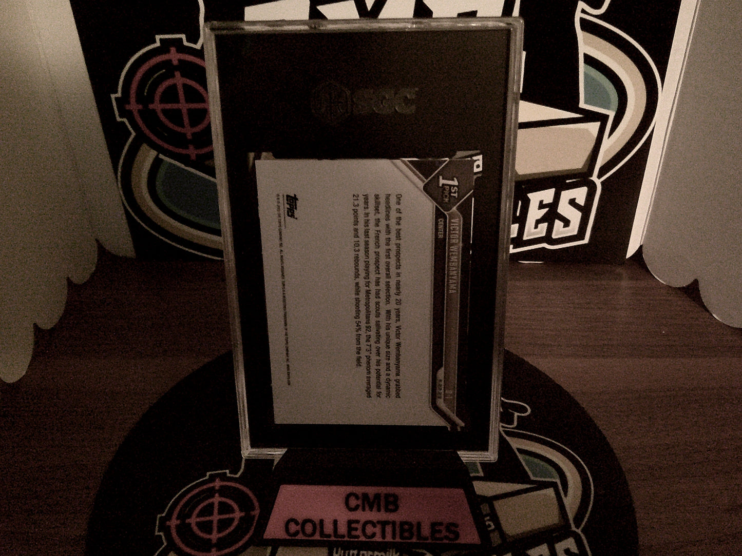 2023 Topps Now Draft D-1 Victor Wembanyama SGC 9.5