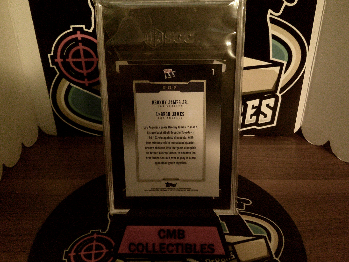 2024-25 Topps Now #1 James Jr./James SGC 9