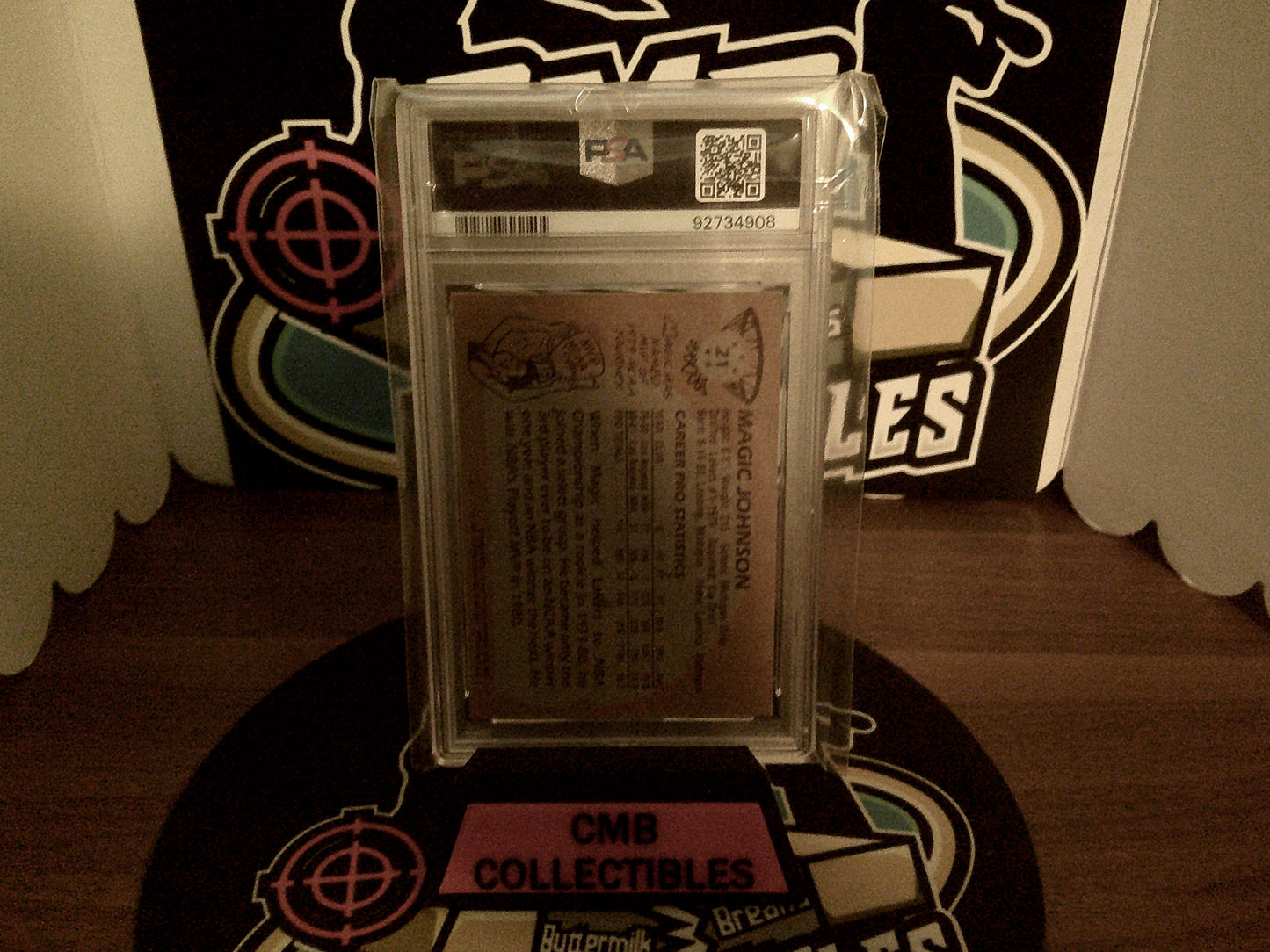 1981 Topps Magic Johnson #21 PSA 8