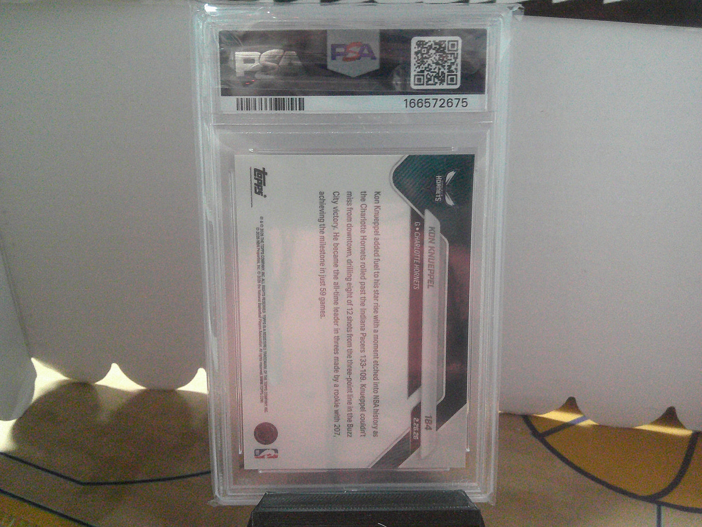 2025 TOPPS NOW KON KNUEPPEL PSA 10