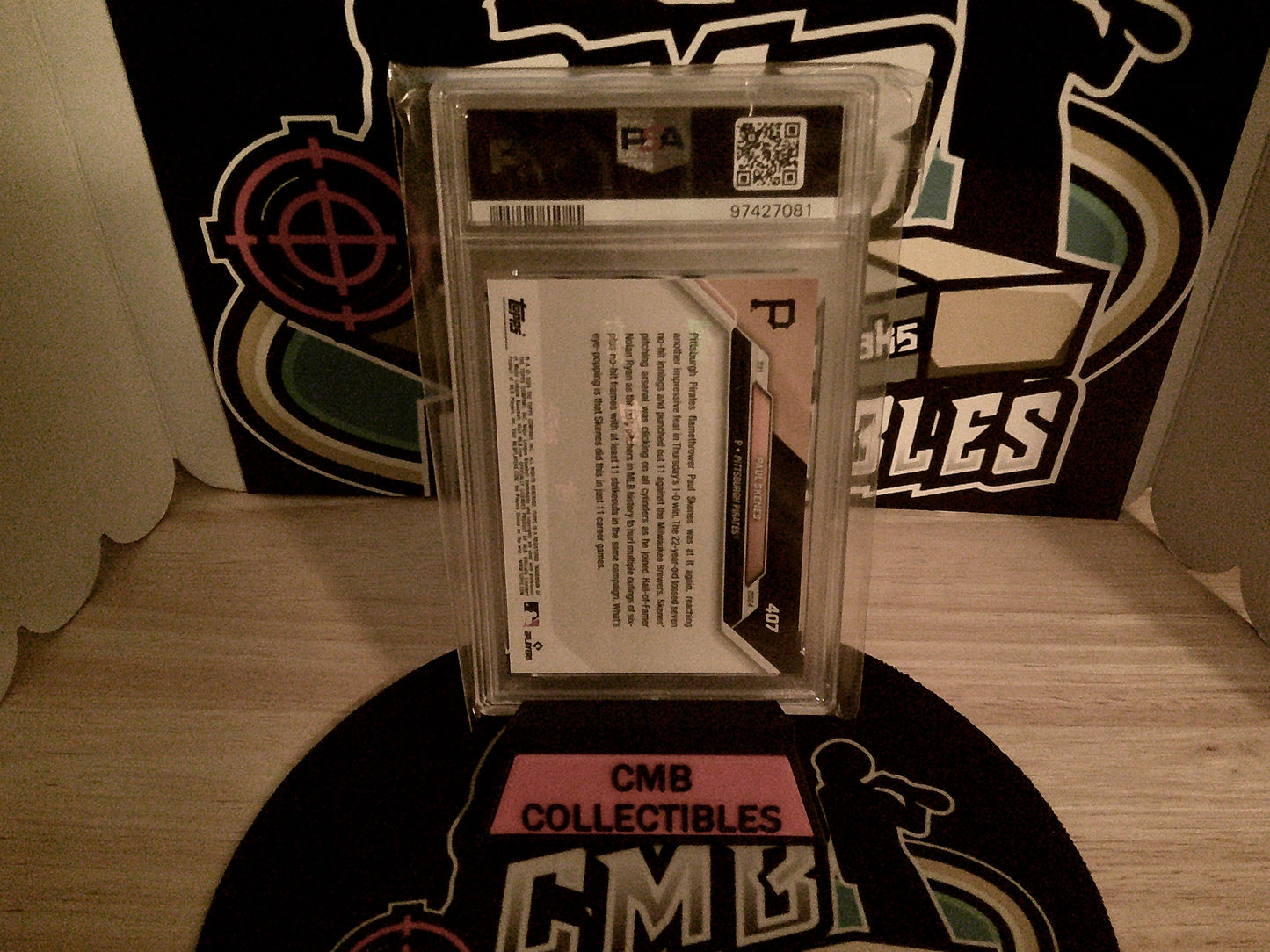 2024 Topps Now Paul Skenes #407 PSA 10