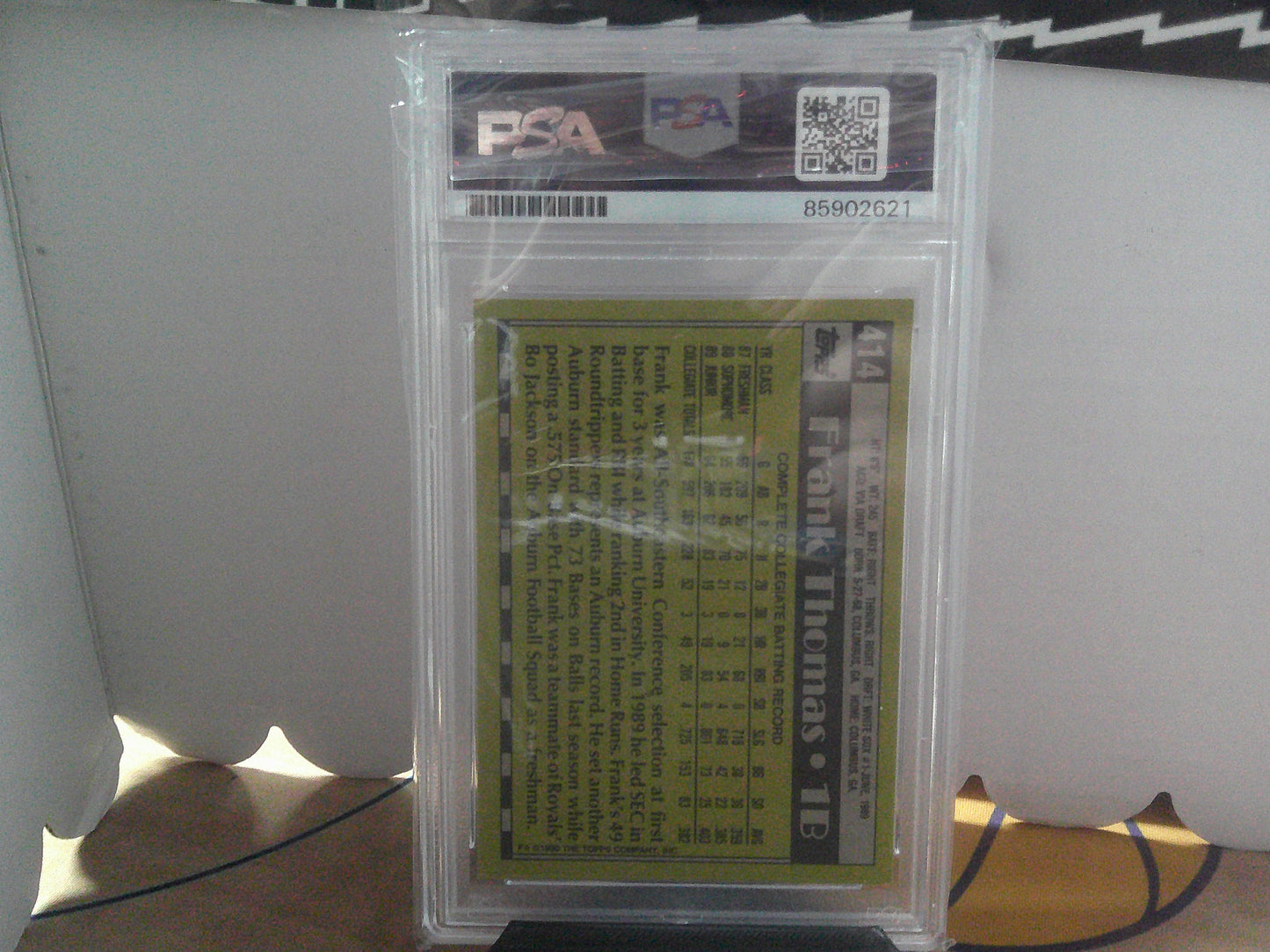 FRANK THOMAS PSA CERT AUTO